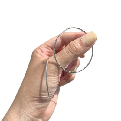 925銀｜Endless Hoop 109｜無縫耳圈