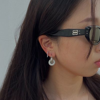 黃銅｜Double Hoop 73｜耳圈