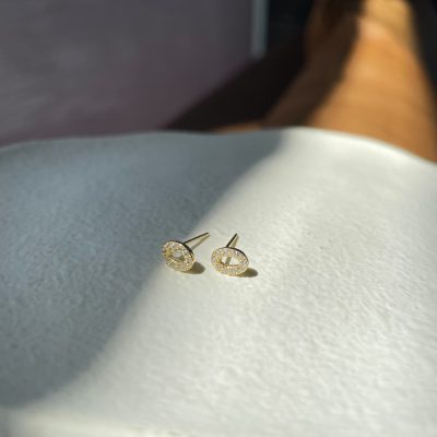 925銀｜Petit 62｜簡約耳釘