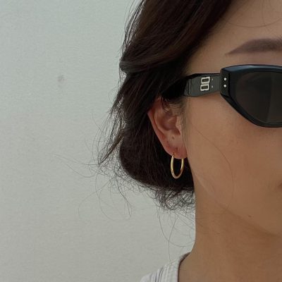 925銀｜Endless Hoop 114｜無縫耳圈