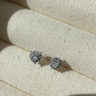 925銀｜Petit Luxe 56｜愛心耳釘