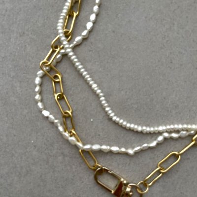 不鏽鋼｜Moyen Interlink 60｜環扣項鍊