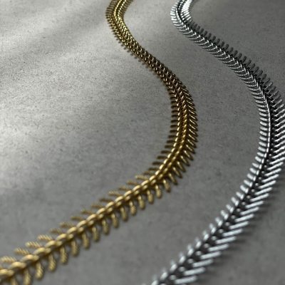 不鏽鋼｜Moyen 61｜魚骨鍊