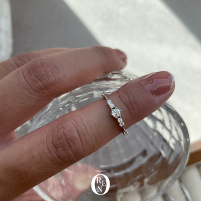 Ring028｜925銀｜鋯石尾戒