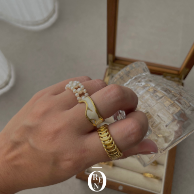 Ring063｜黃銅｜不規則開口戒