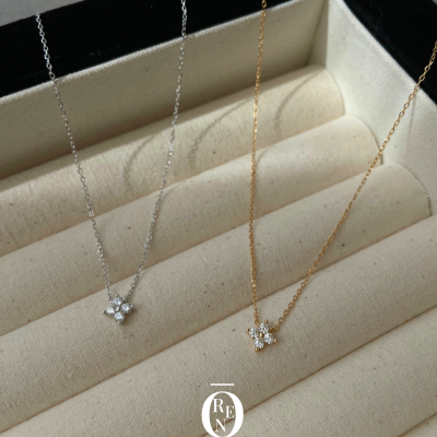 925銀｜Princess 112｜四葉草項鍊