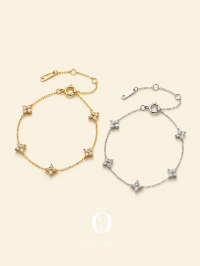 925銀｜Chain Bracelet 60｜滿天星手鍊