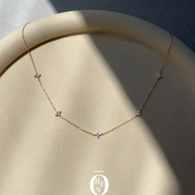 925銀｜Princess 113｜滿天星項鍊