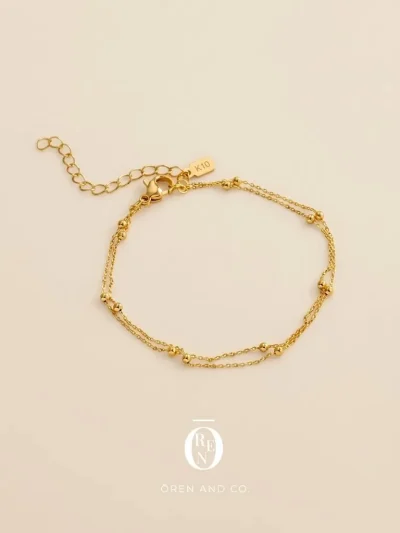 銅｜Chain Bracelet  39｜雙層細鍊