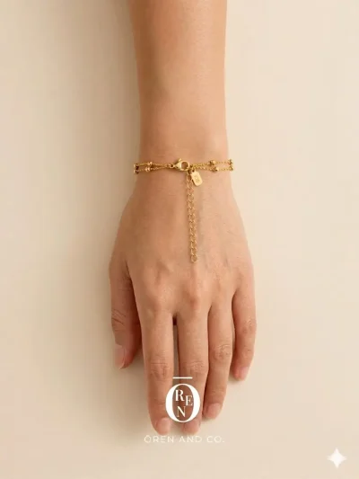 銅｜Chain Bracelet  39｜雙層細鍊