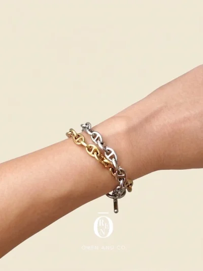 不銹鋼｜Chain Bracelet 41｜豬鼻子手鍊