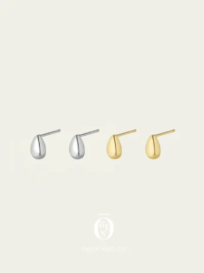 925銀｜Petit 110｜水滴耳釘