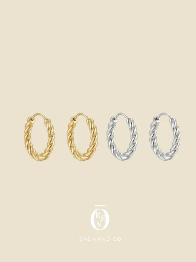 925銀｜Petit 124｜耳圈