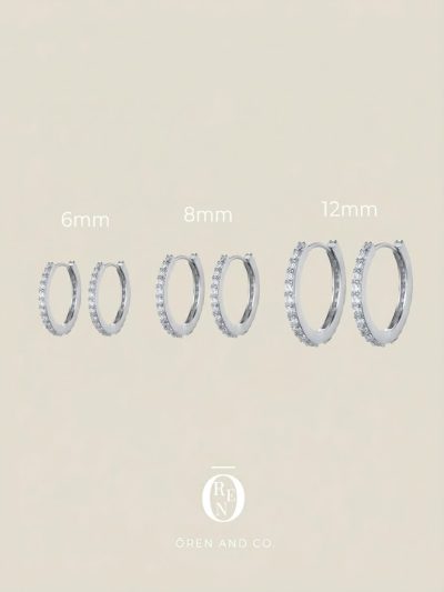 925銀｜Petit 130｜耳圈 6/8/12mm