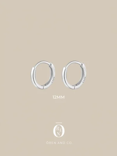 925銀｜Petit 131｜耳圈 12mm