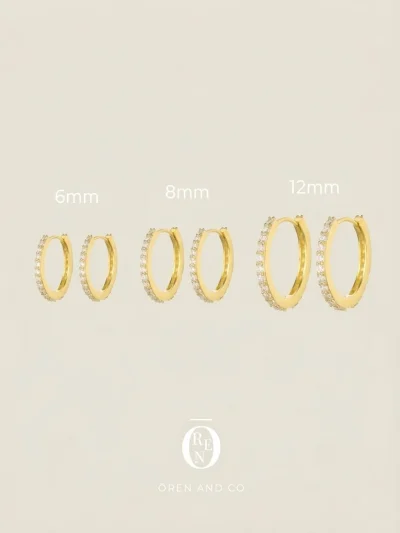 925銀｜Petit 134｜耳圈 6/8/12mm