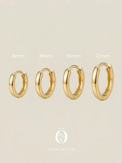 925銀｜Petit 141｜耳圈 (6.8.10.12mm)