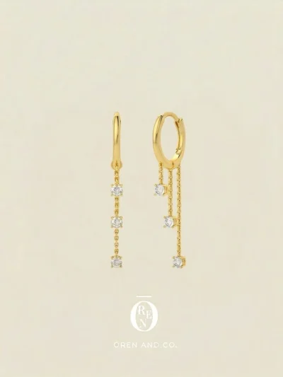 925銀｜Drop Earrings 158｜吊墜耳圈