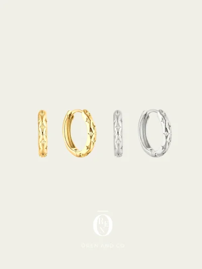 925銀｜Petit 190｜小星星耳圈