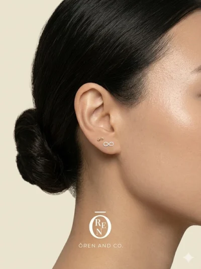 925銀｜Petit 30｜蝴蝶結耳環