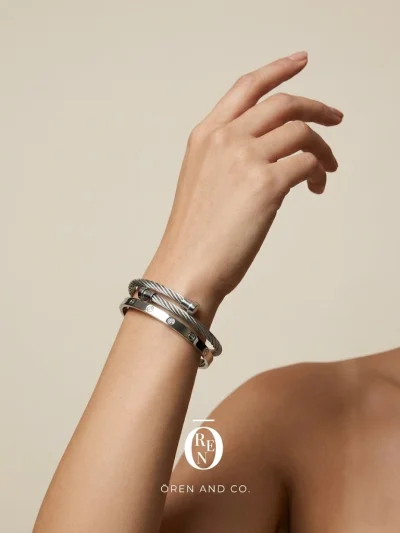 不鏽鋼｜Bangle Bracelet 65｜卡扣手環