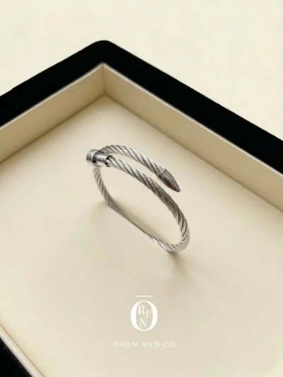 不鏽鋼｜Open Bangle 66｜開口手環 - 銀色