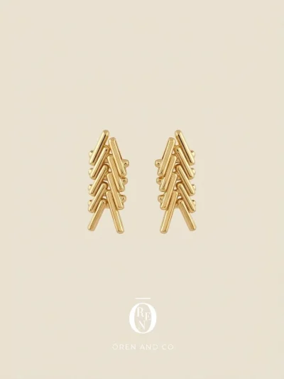 黃銅｜Moyen 151｜耳釘