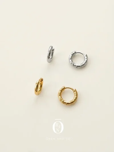 不鏽鋼｜Petit 195｜錘紋耳圈