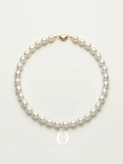 天然貝珠｜Princess 197｜大米珠項鍊11-12