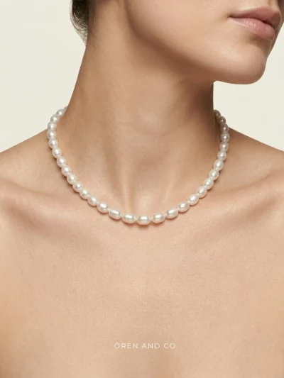 天然貝珠｜Princess 198｜米珠8-9