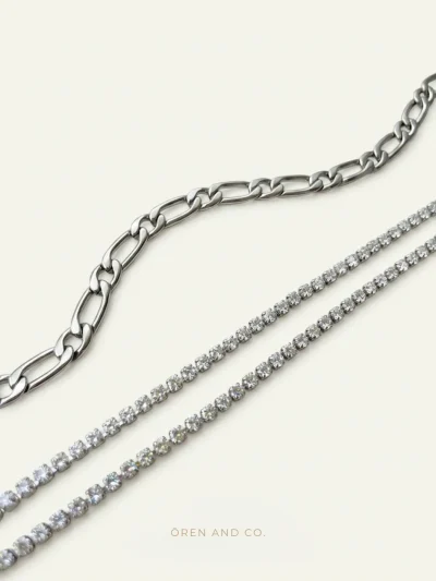 不鏽鋼｜Moyen 10｜拼接鎖骨鍊