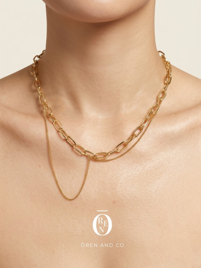 不鏽鋼｜Double Chain 88｜雙層項鍊