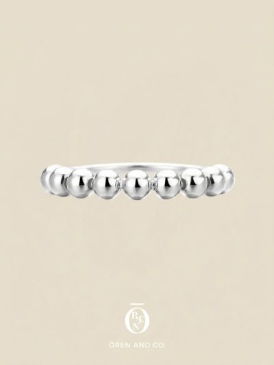 Ring026｜925銀｜圓珠尾戒