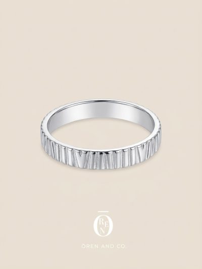 Ring032｜925銀｜寬面尾戒