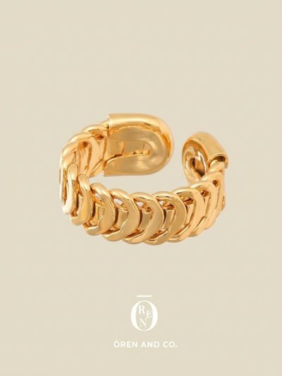 Ring055｜黃銅｜鍊條開口戒