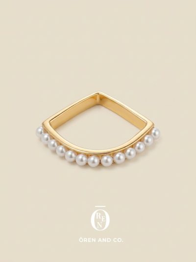 Ring066｜黃銅｜扇形戒指