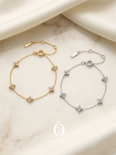 925銀｜Chain Bracelet 60｜滿天星手鍊