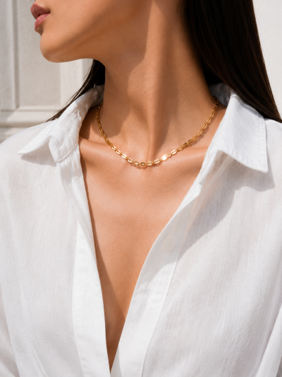 不鏽鋼｜Laurel Necklace 217｜桂冠葉項鍊