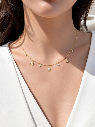 不鏽鋼｜Estelle Necklace 219｜星芒項鍊